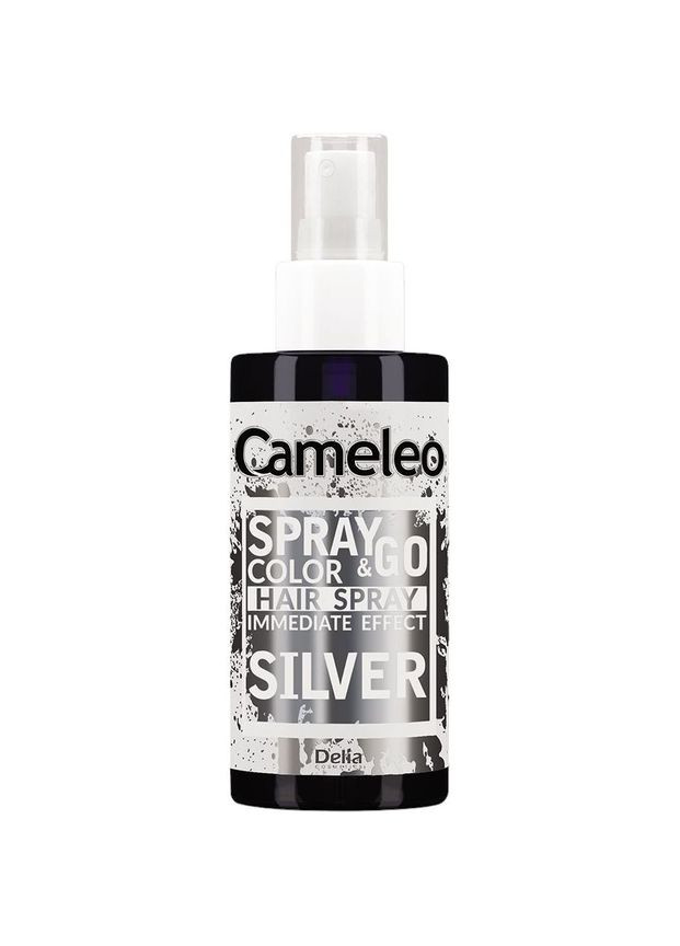 Спрей для волосся відтінковий Cameleo Spray&Go срібний 150 мл Delia Cosmetics 5901350490327.0 (328394624)