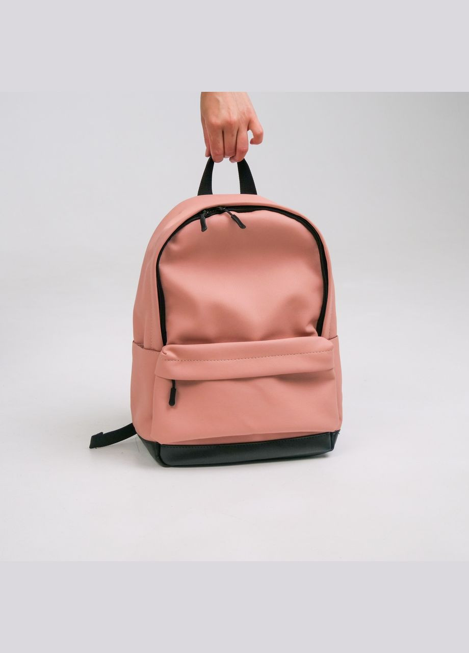 Жіночий рюкзак міський універсальний спортивний для подорожей City mini в екошкірі, рожевий колір ToBeYou citymini (293247102)