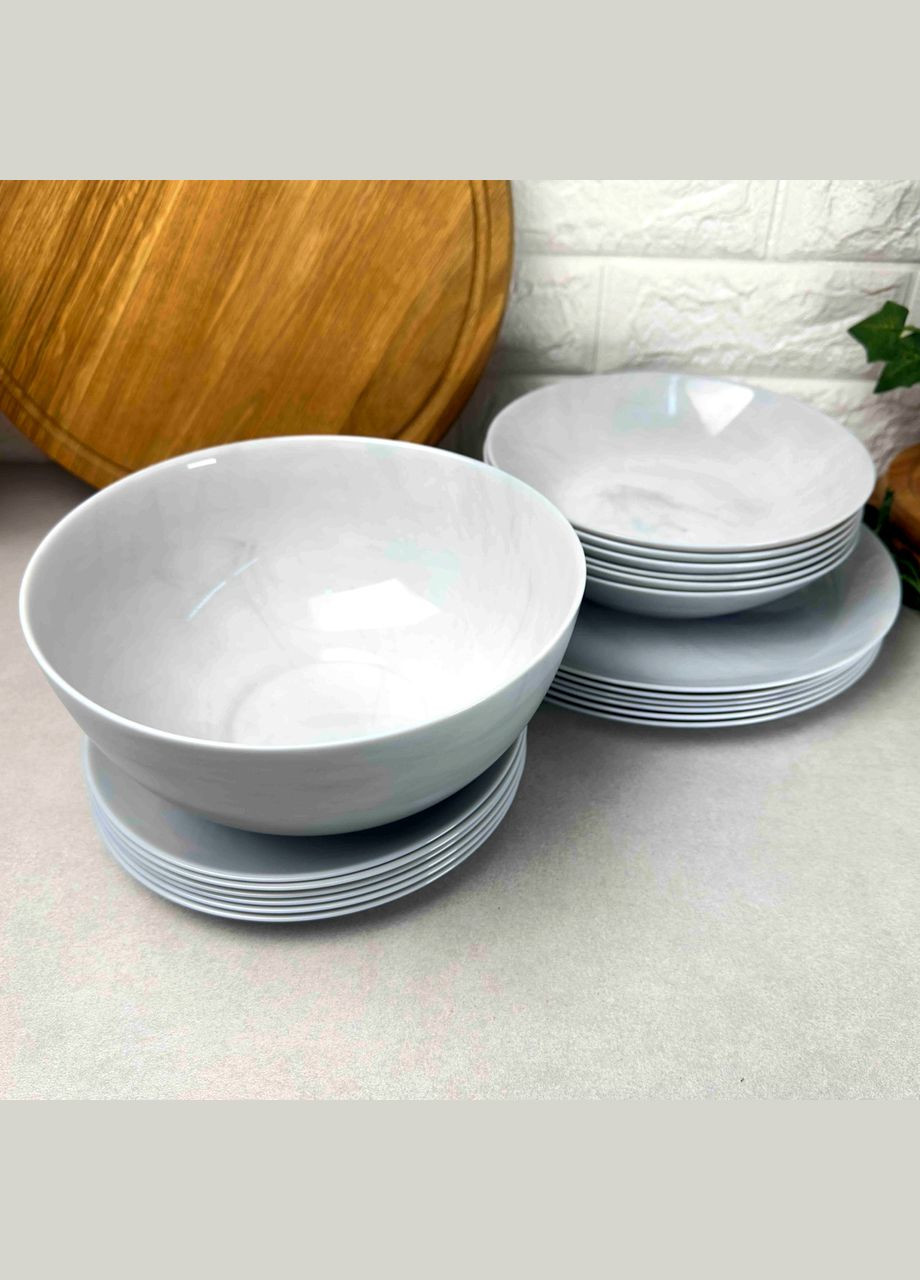 Гранітний столовий набір Diwali Marble Granit 19 предметів (q0217) Luminarc (303137989)