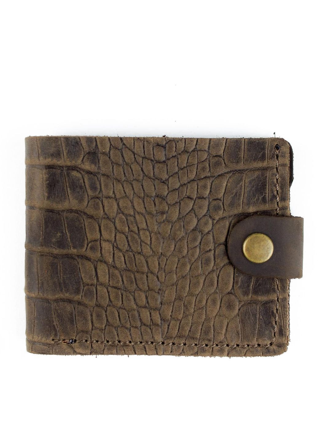 Классический кошелек из натуральной кожи теснение крокодил Vishnya (317638953)