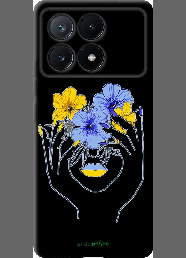 Чохол на Xiaomi Poco X6 PRO Дівчина v4 "5276b-3497-70447" Endorphone (387504222)