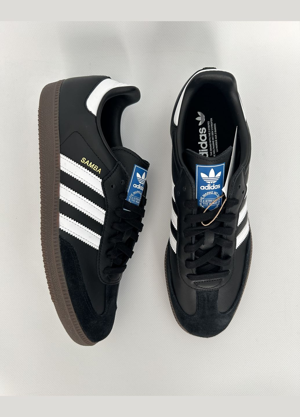 Черные кеды samba og adidas