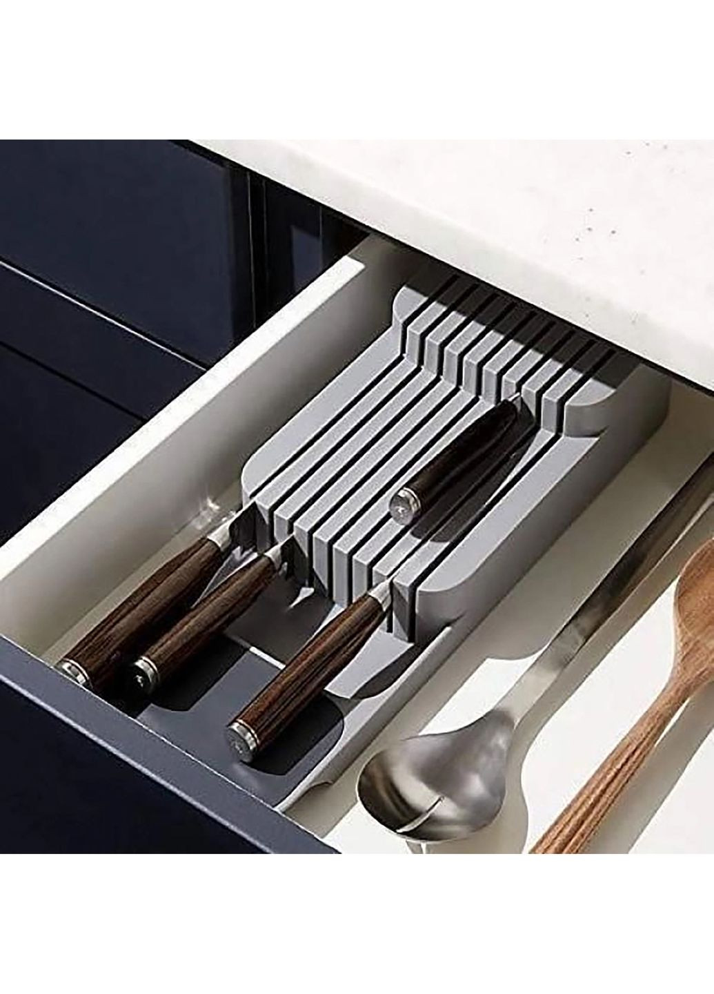 Кухонний органайзер для ножів DrawerStore 39.5х14 см Kitchen Master (279556024)