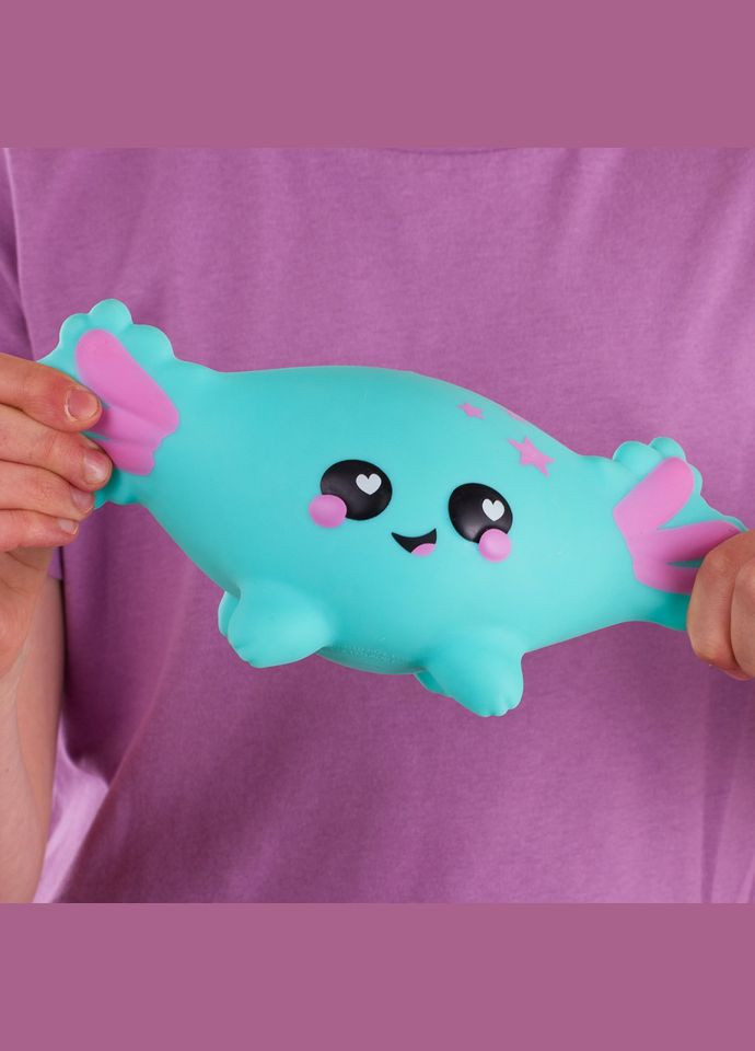 Коллекционная игрушка антистресс "Аксолотль Нудл" 08226 серии Luvzees Smooshzees (364130476)
