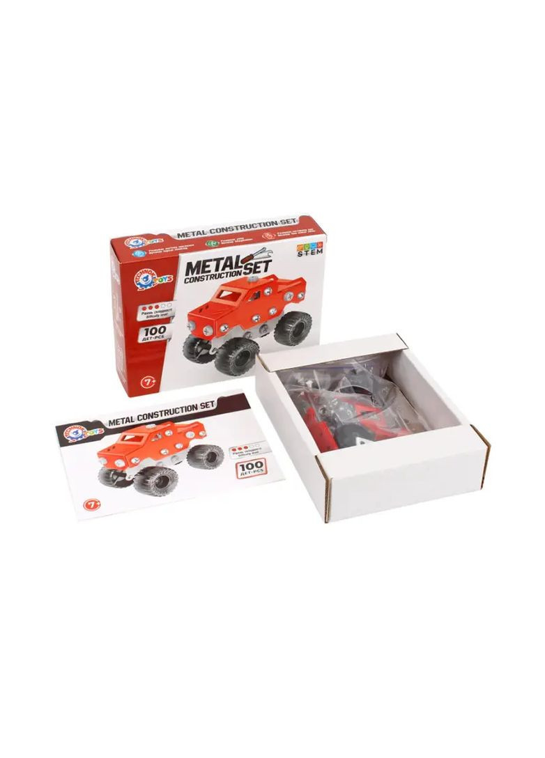 Конструктор металевий Міні Позашляховик 100 деталей метал ТЕХНОК від 11 років в асортименті 1317 ТехноК Тех1317 (370651593)