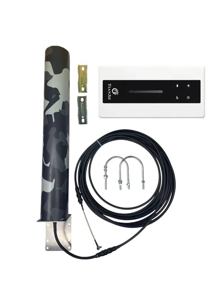 Комплект для 4G интернета: роутер MF710-3 с аккумулятором 10000mAh + антенна 14-16дБ TianJie (323640199)