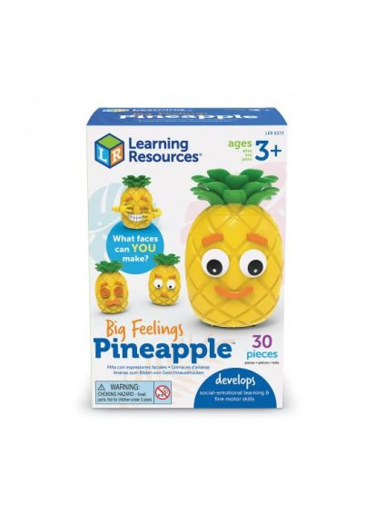 Игровой набор Big Feelings Pineapple (Что чувствует ананас) (LER6373) Learning Resources Big Feelings Pineapple (Що відчуває ананас) (357491344)
