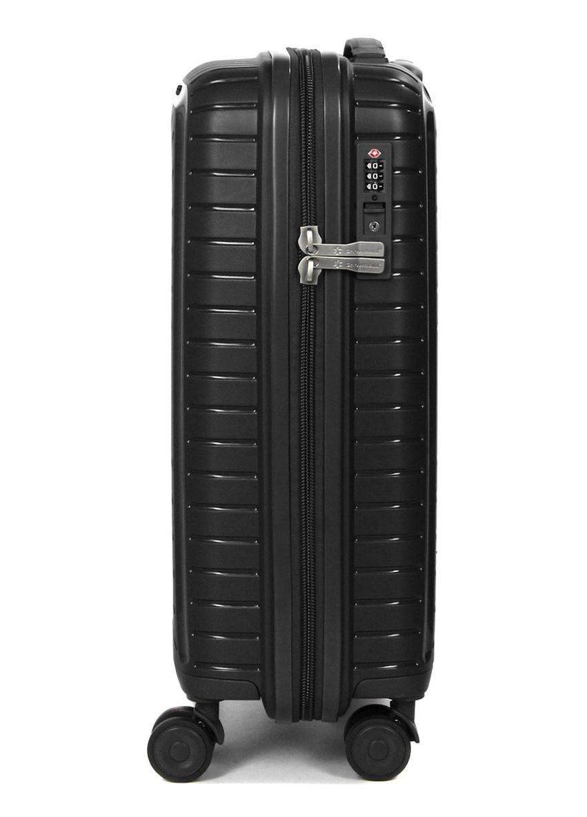 Чемодан маленький S полипропилен 20103 55×36×20см 35л Черный Snowball (297643078)