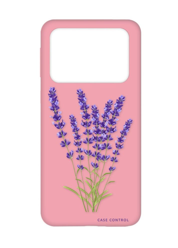 Матовий рожевий чохол на Xiaomi Poco X4 Pro 5G:: Лаванда (принт 28) Creative (360691663)