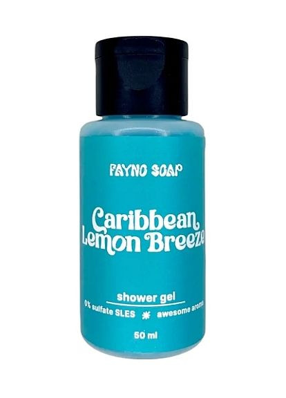 Гель для душа без сульфатов "Caribbean Lemon Breeze" Shower Gel 330ml (1425901-33858646) Fayno Soap (368867584)