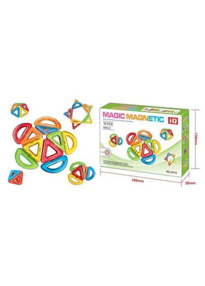 Конструктор магнитный "Magic Magnetic", 10 деталей MIC (361415936)