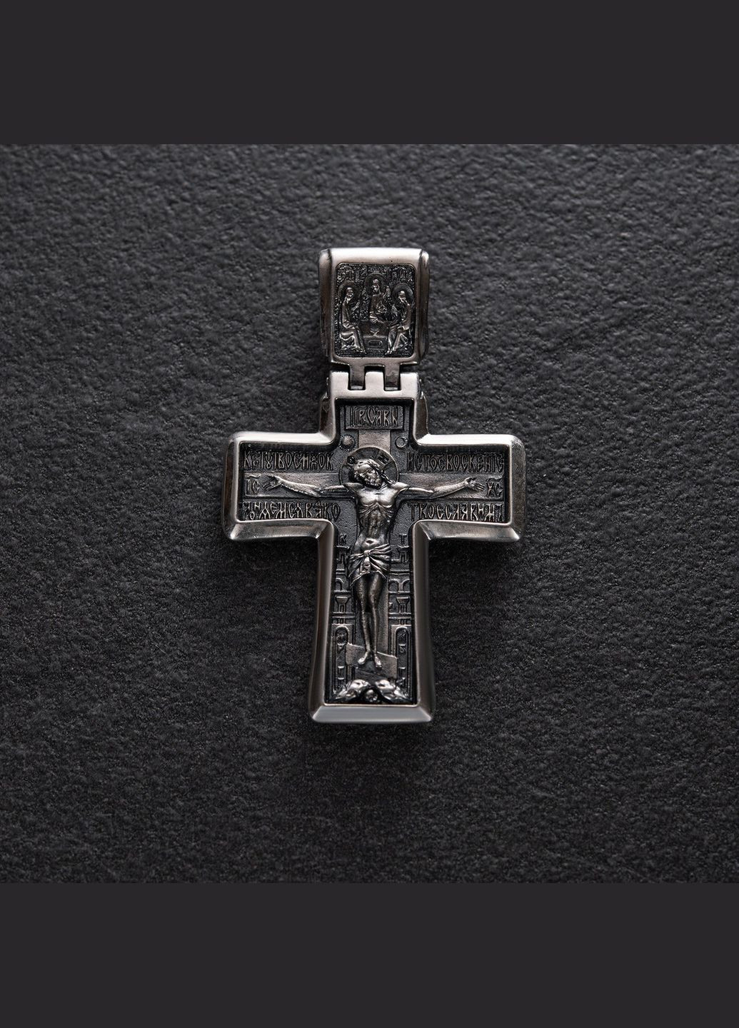 Православный крест из серебра 131924 Oniks (264022473)