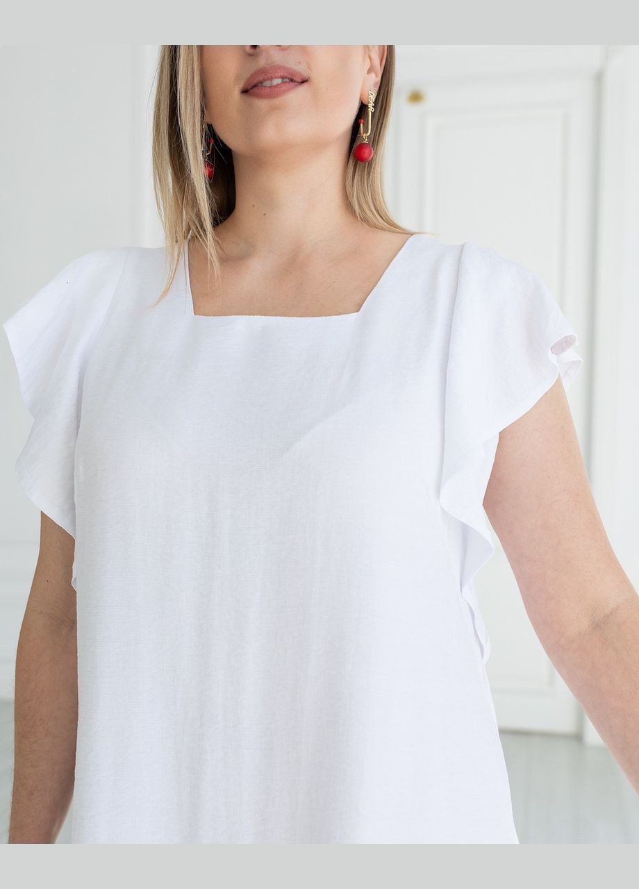 Білий вечірня сукня мару білий 0464 Vlavi