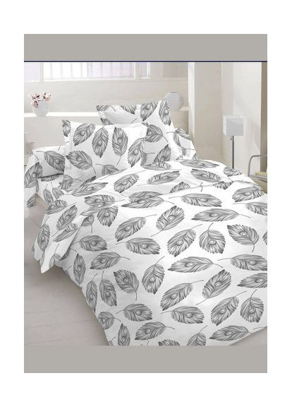 Евро комплект постельного белья 100% Хлопок 200х220 см Ble-1053 Vital-Textile (367087249)