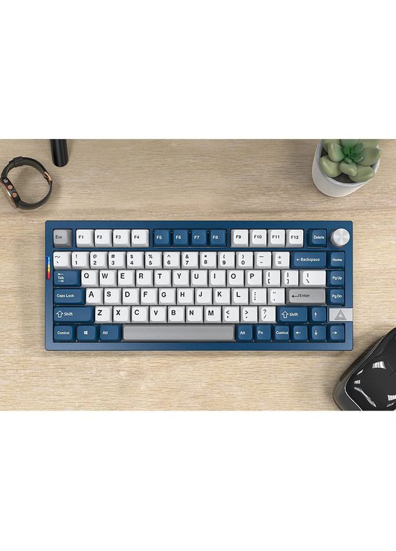 Клавиатура MKey PRO FREEDOM Brown Switch Blue/White (MKPRO75FB) Montech (328200752)