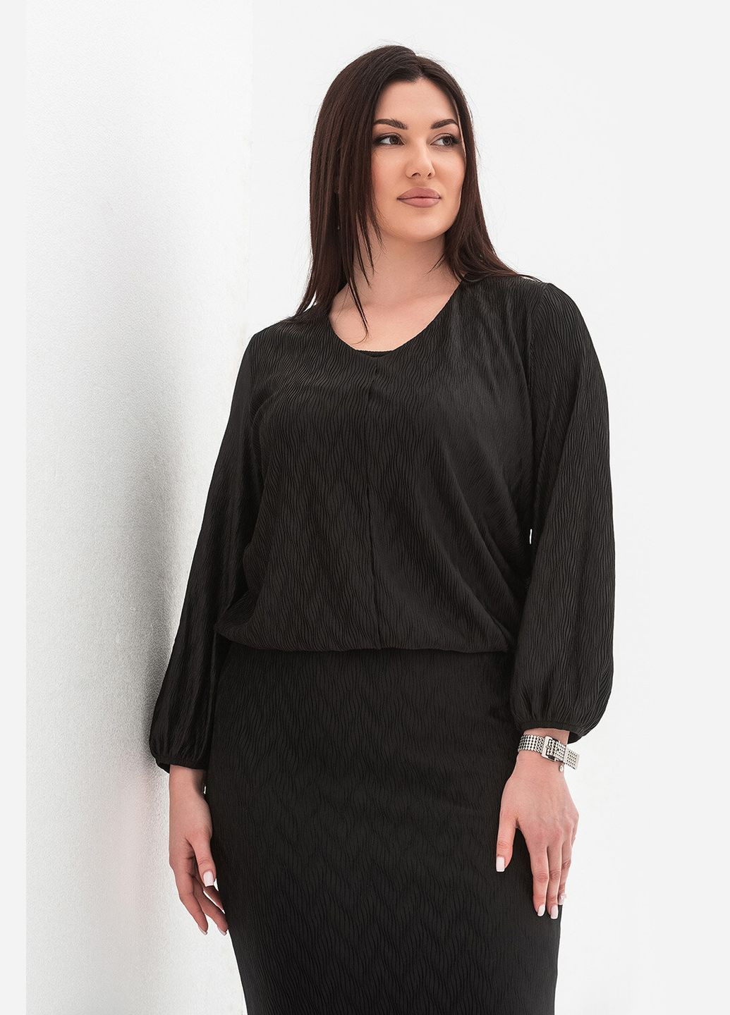 Сіра сукня mitt чорний Garne однотонна