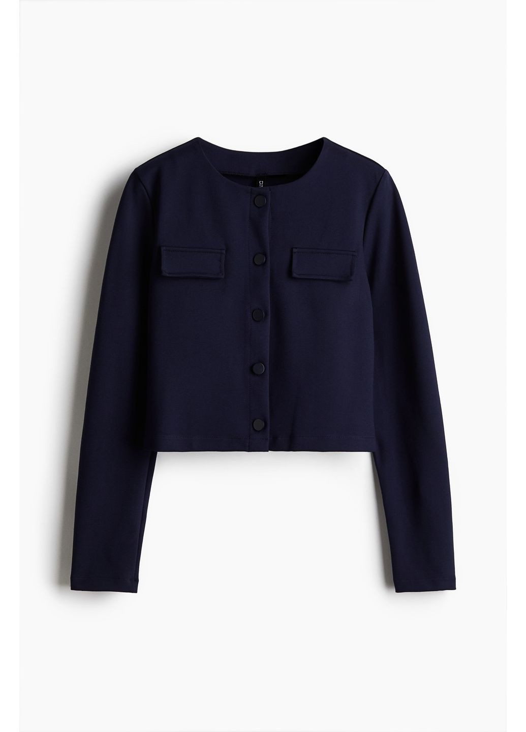 Бесцветный женский жакет укороченный H&M - демисезонный