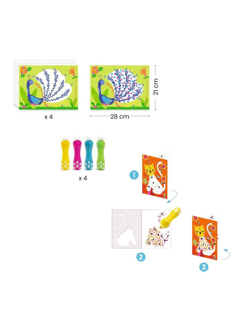 Набор для творчества "Яркие точки" DJ00081 Djeco (362314084)