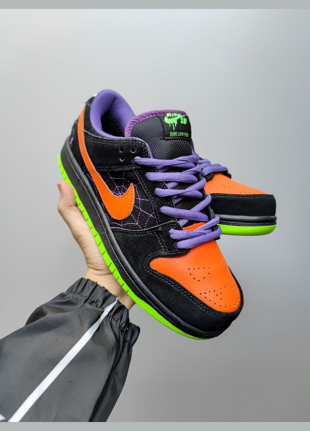 Кросівки зимові жіночі і чоловічі Nike SB Dunk Night of Mischief winter low black fur | Найк СБ Данк низькі чорні з хутром No Brand чорні зими (311225888)