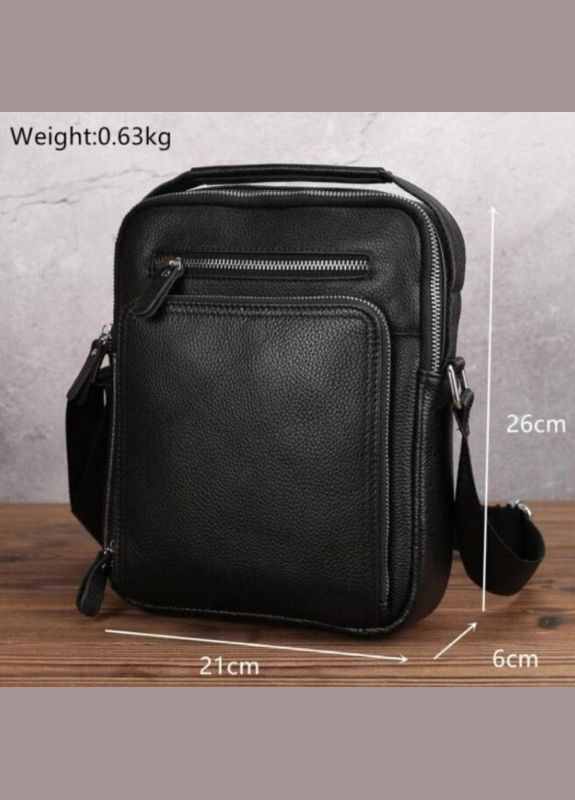 Мужская кожаная сумка K15608a-black Keizer (311553215)