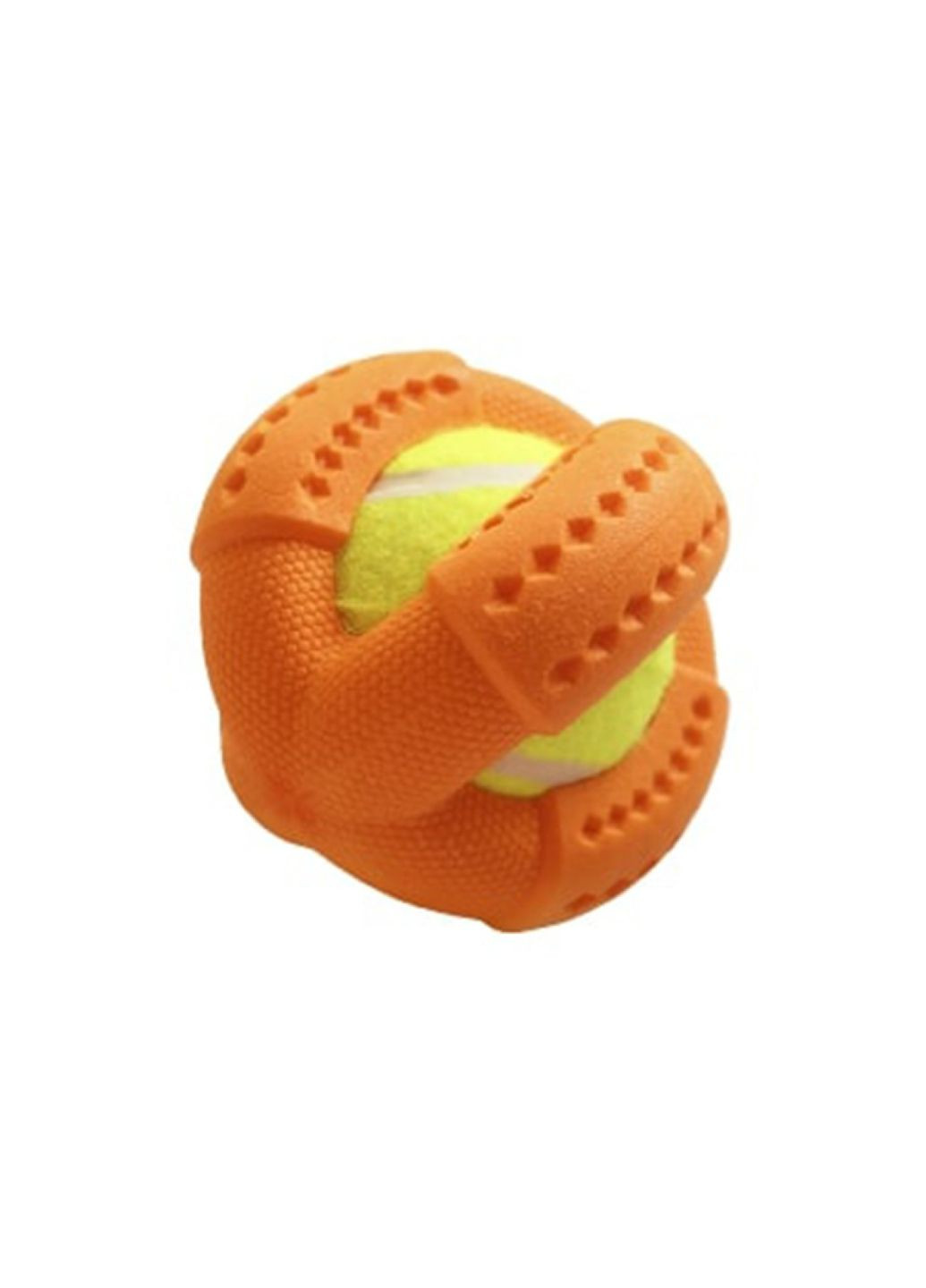 Игрушка GrizZzly теннисный мяч 9536 L 11х11х11см оранжевый AnimAll (278309007)