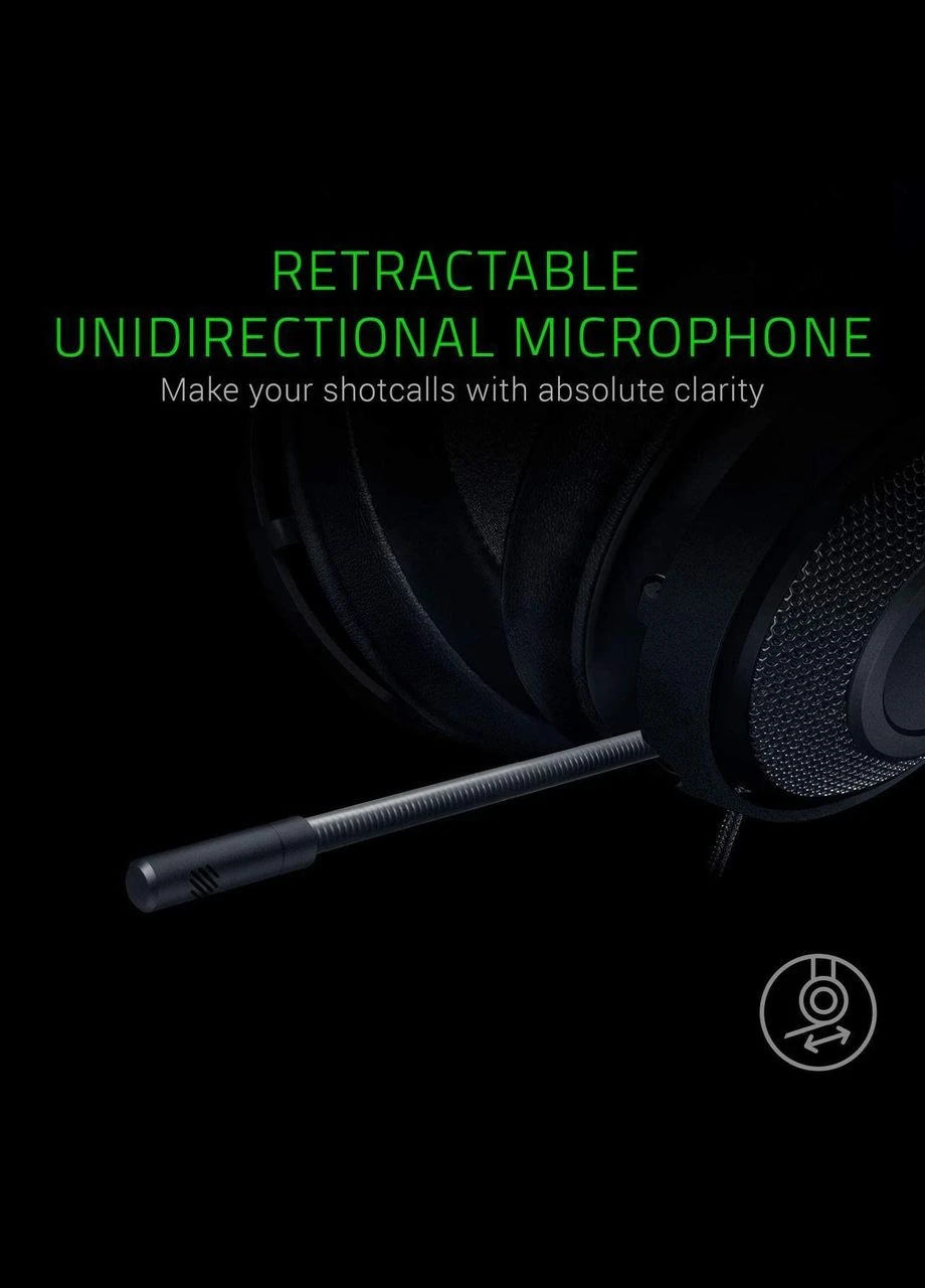 Наушники накладные Kraken for Console (RZ04-02830500-R3M1) проводные с микрофоном Razer (329444450)