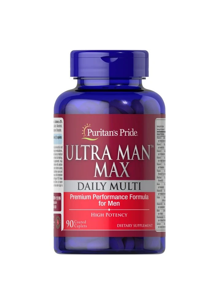 Чоловічий вітамінний компелкс Ultra Man Max, 90 каплет Puritans Pride (399795803)