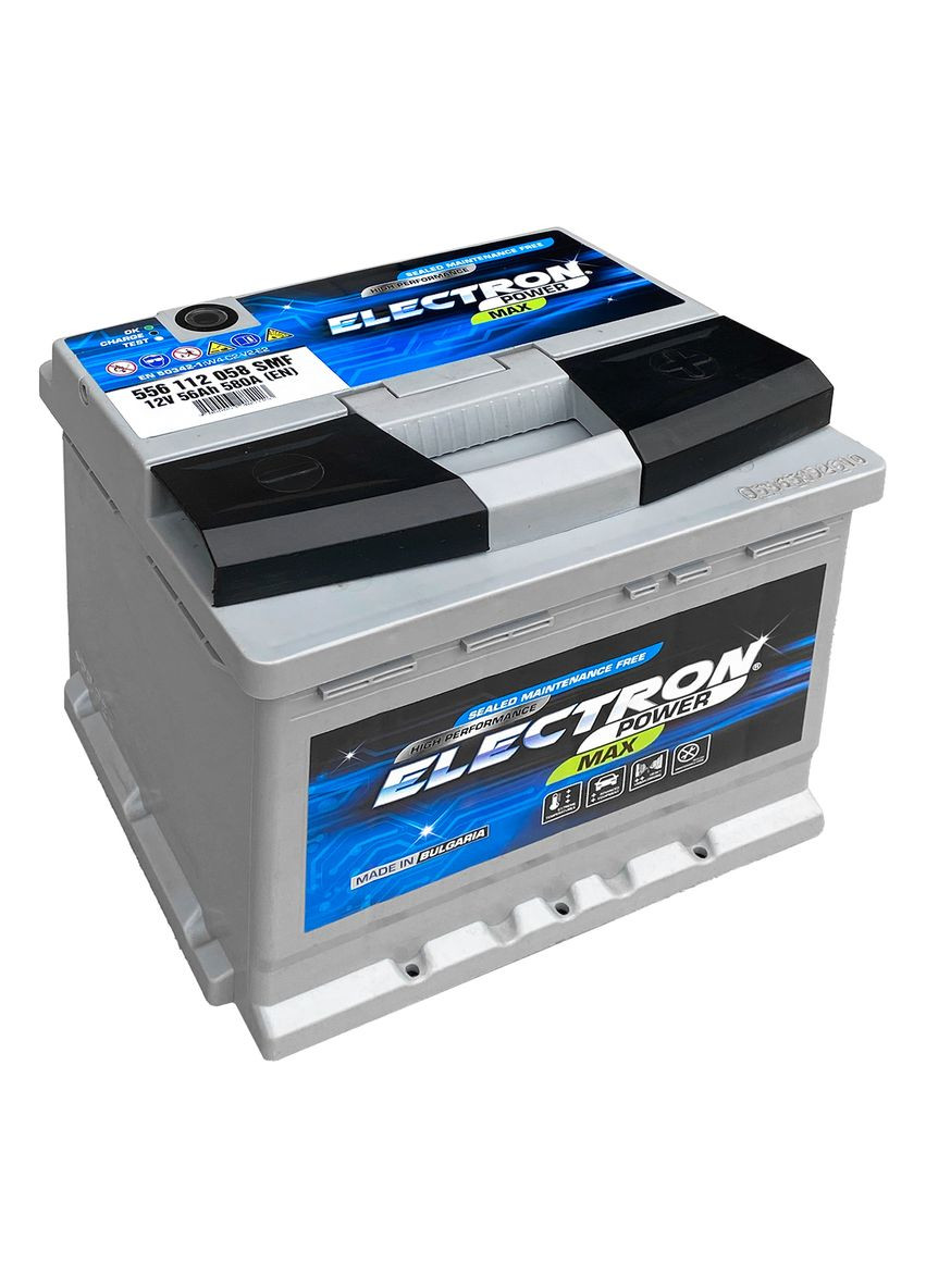 Автомобільний акумулятор POWER MAX 6СТ-56Ah АзЕ 580А (EN) 556 112 058 SMF Electron (350920898)