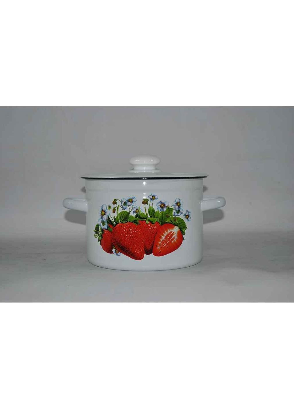 Каструля ем. 3,0л/2 циліндрична Полуниця (I1612/2) ТМ Idilia (306630955)