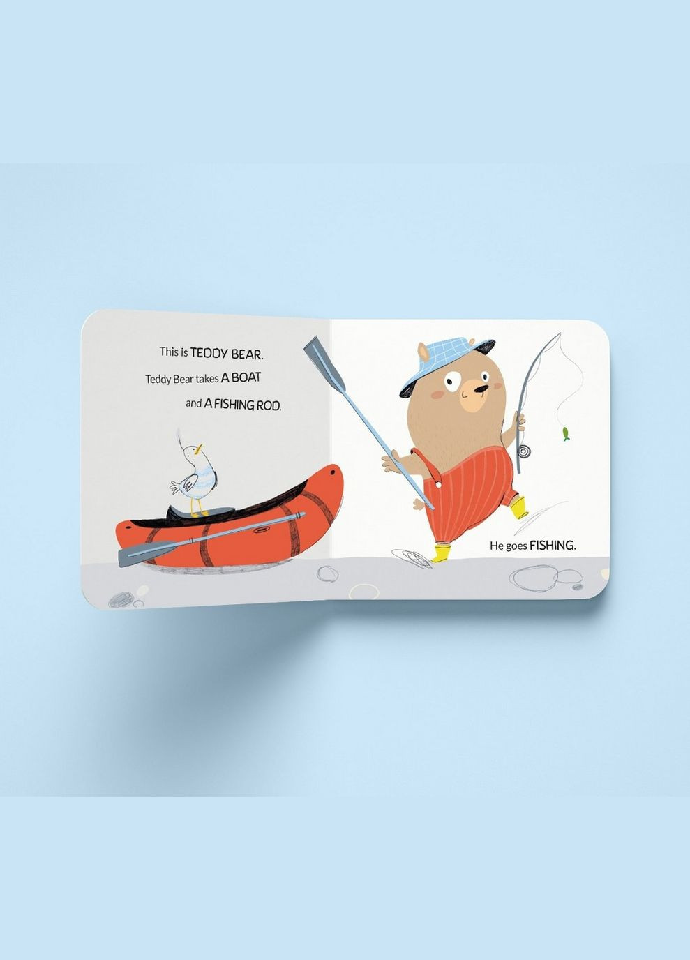 Книга для дітей Teddy loves fishing Моя книжкова полиця (316552261)