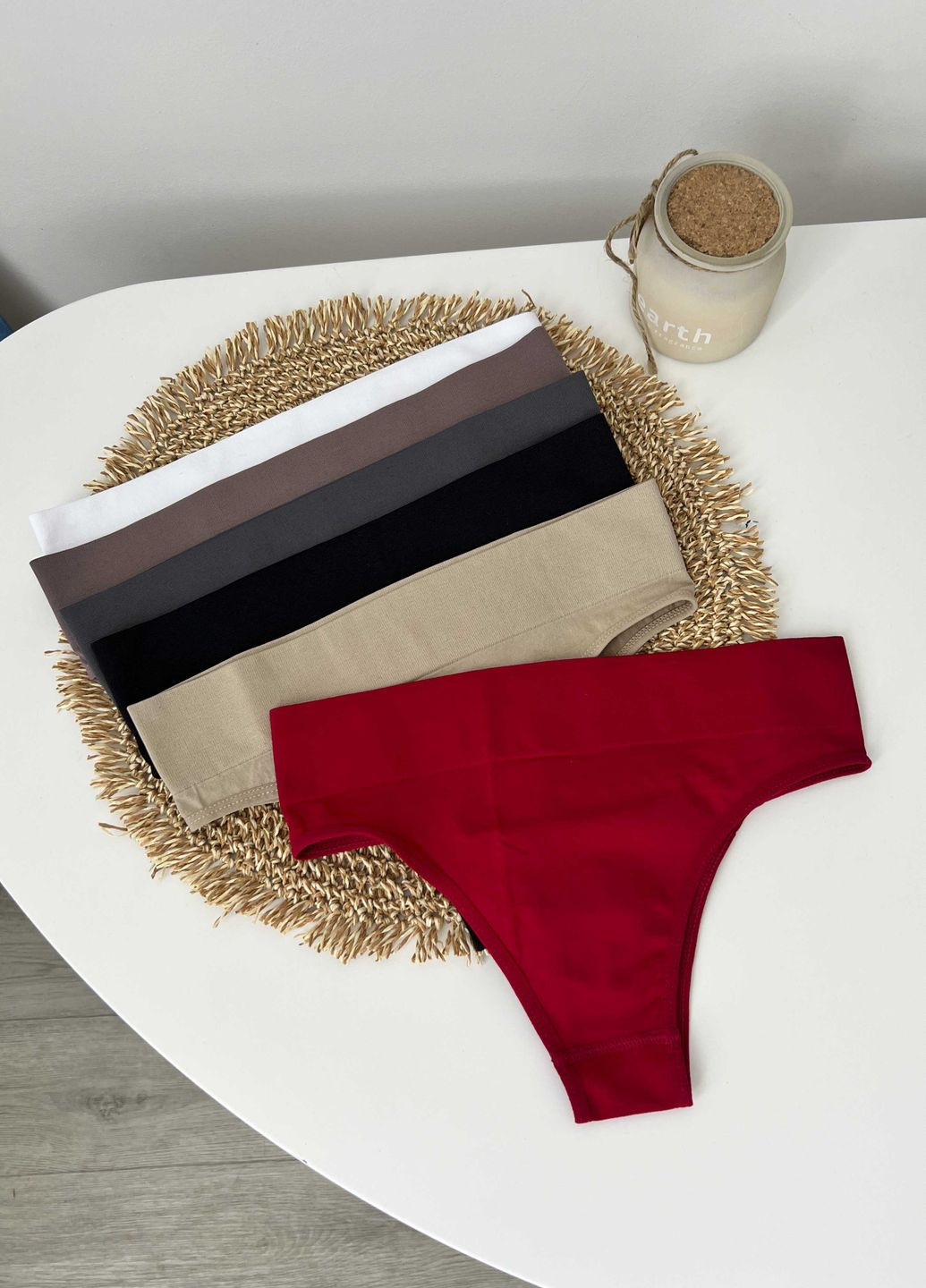 Бразиліана на високій посадці колекції "Комфорт" Бежевий VIDCHUY (315509046)