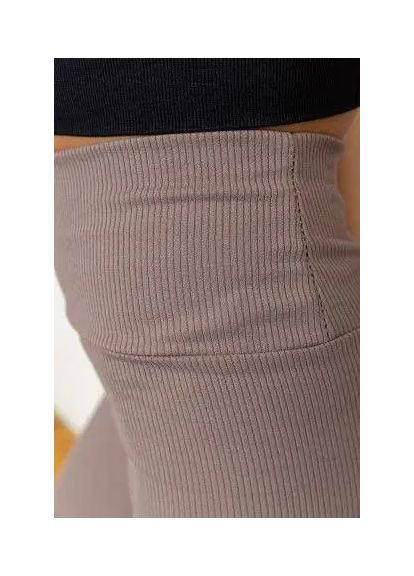 Женские лосины в рубчик с двойным поясом, Демисезонные лосины в мелкий рубчик, Лосины широкий пояс высокая посадка No Brand лосини в рубчик з подвійним поясом зелений (360428733)