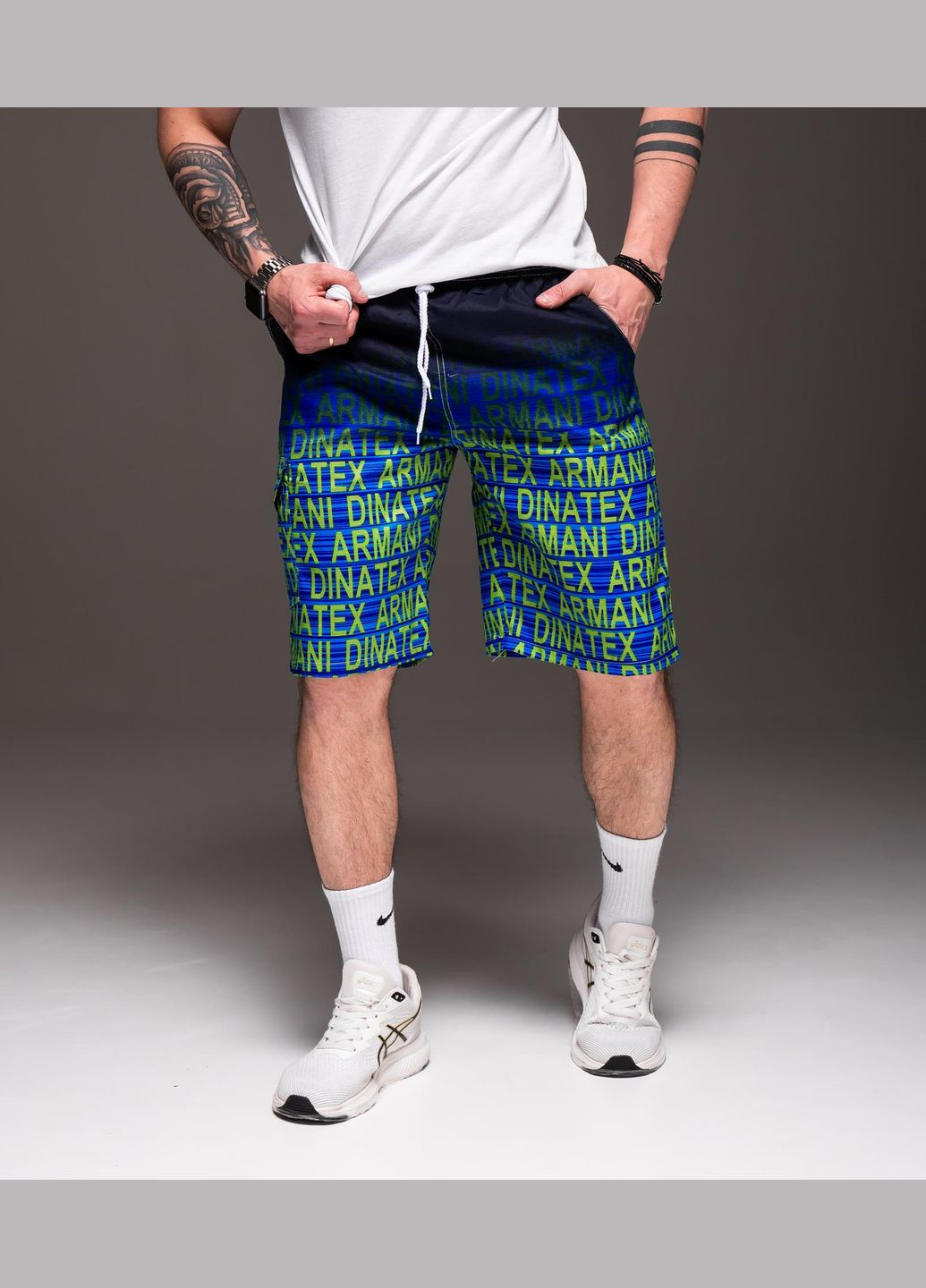 Шорти чоловічи сині No Brand (330748793)