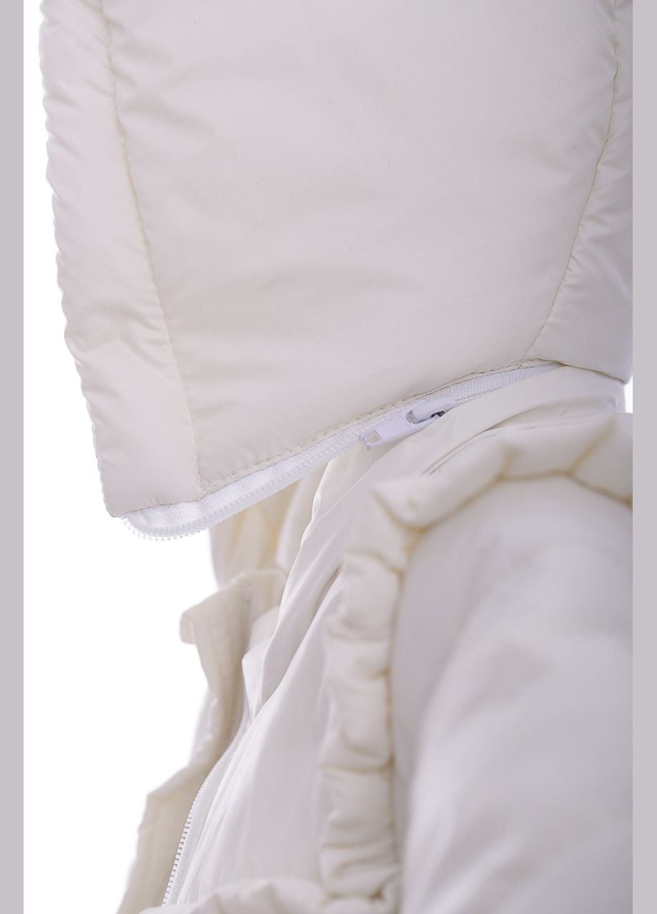 Бежевый демисезонный комбинезон для девочки на холлофайбере малыш молочный 80 см (41300) BABYKROHA