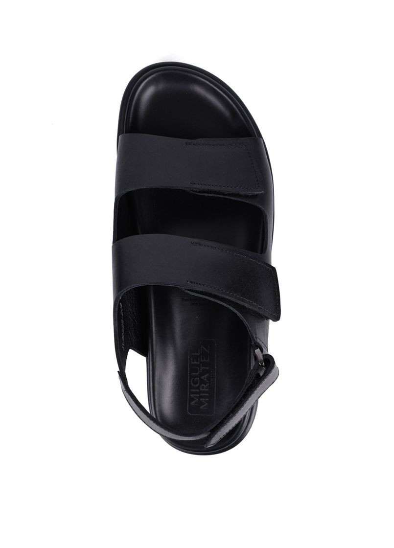 мужские сандалии jl20228-203 ss25 черный кожа Miguel Miratez