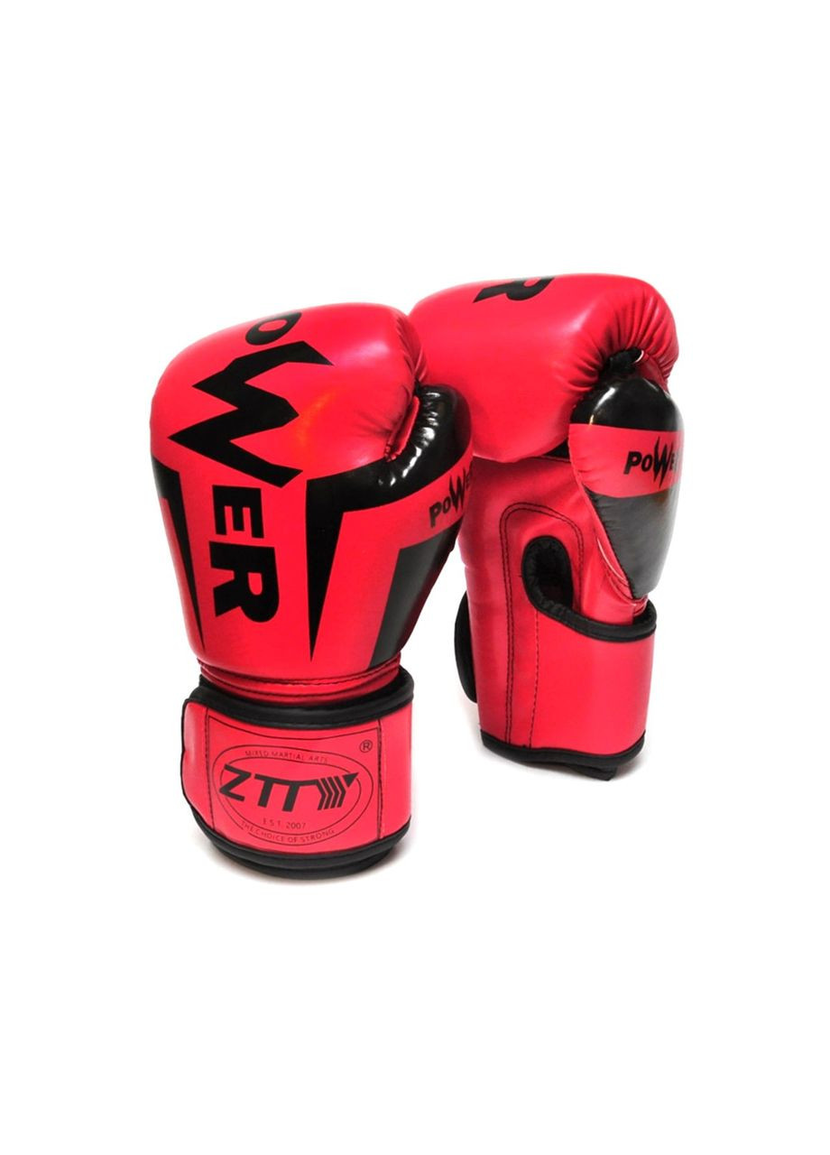 Рукавички для боксу POWER 14 унцій червоні ZTQ-116К-14 ( ) SNS (316141684)