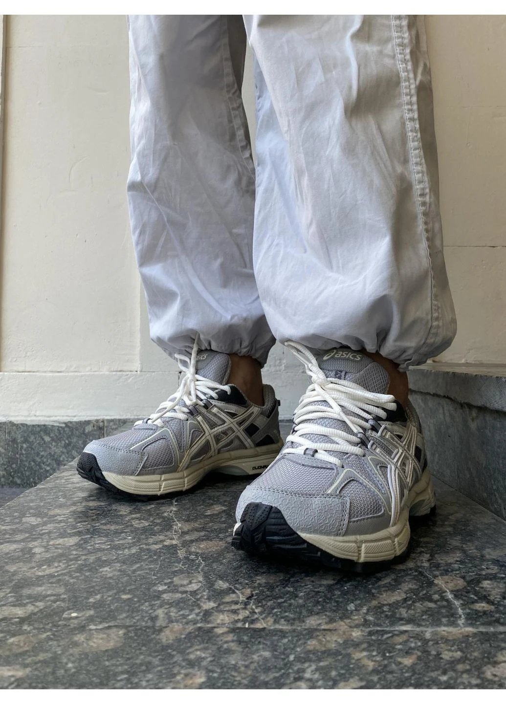 Сірі кросівки чоловічі asics gel-kahana 8 grey асікс гель кахано демісезон No Brand