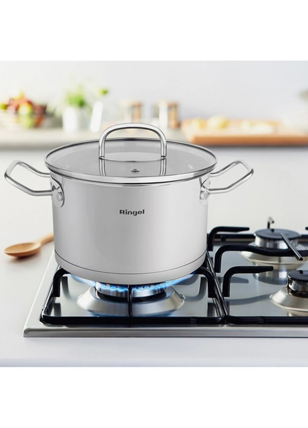 Кастрюля Prime 3,6 л с крышкой 20 см RG-2019-20 Ringel (389068141)