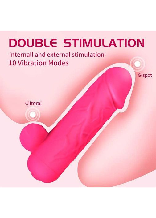 Реалистичный смарт-минибратор для клитора Love Spouse цвет фуксия для мастурбации, да и любовных игр China (360604257)