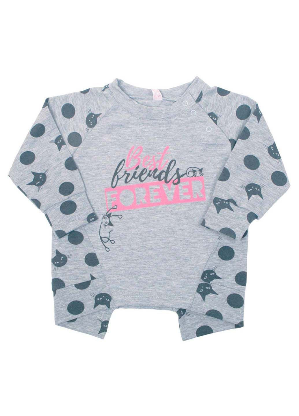 Сірий зимовий светр GABBI