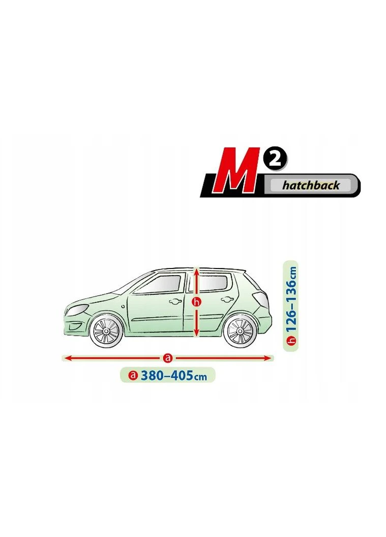 Тент автомобильный на хэтчбек 380-405 см Membrane Garage M2 5-4726-248-3050 Kegel (390496502)