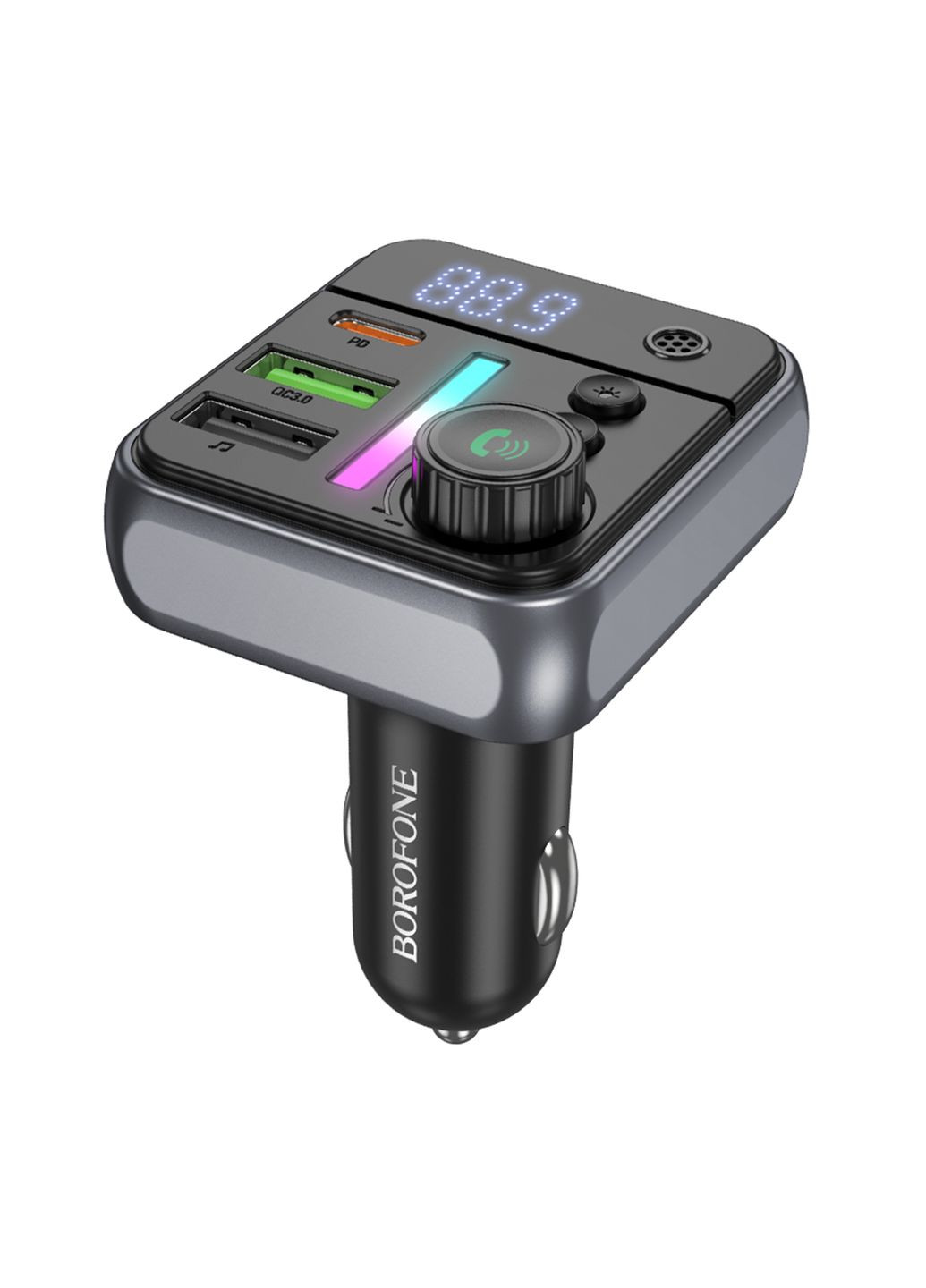 FM-трансмиттер BC50 PD20W+QC3.018W BT 5.4 Total 38W Borofone (364206900)
