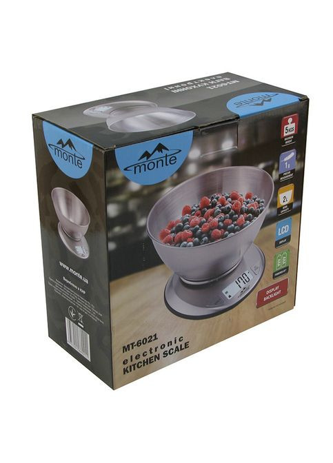 Ваги кухонні електронні з чашею (MT-6021) Monte (334010065)