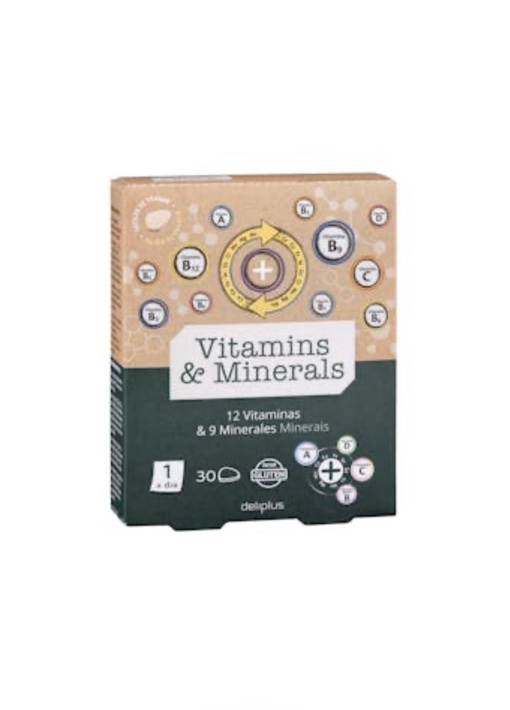 Комплекс з 12 вітамінів та 9 мінералів Deliplus (295547123)