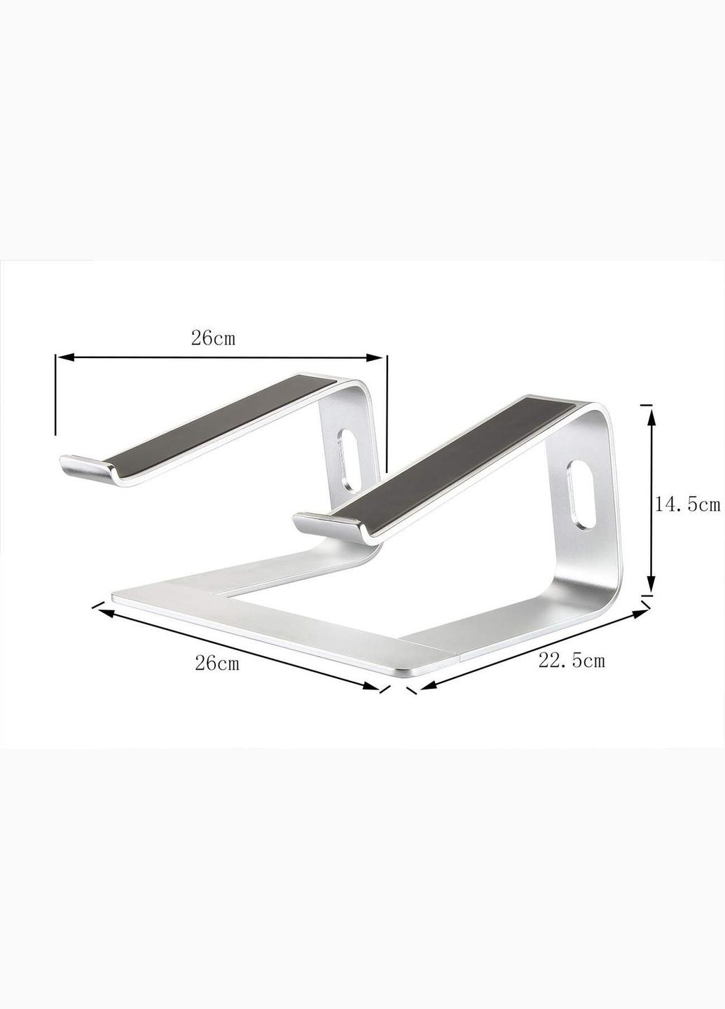 Подставка для ноутбука A5 складная Folding Laptop Stand Silver VHG (334305192)