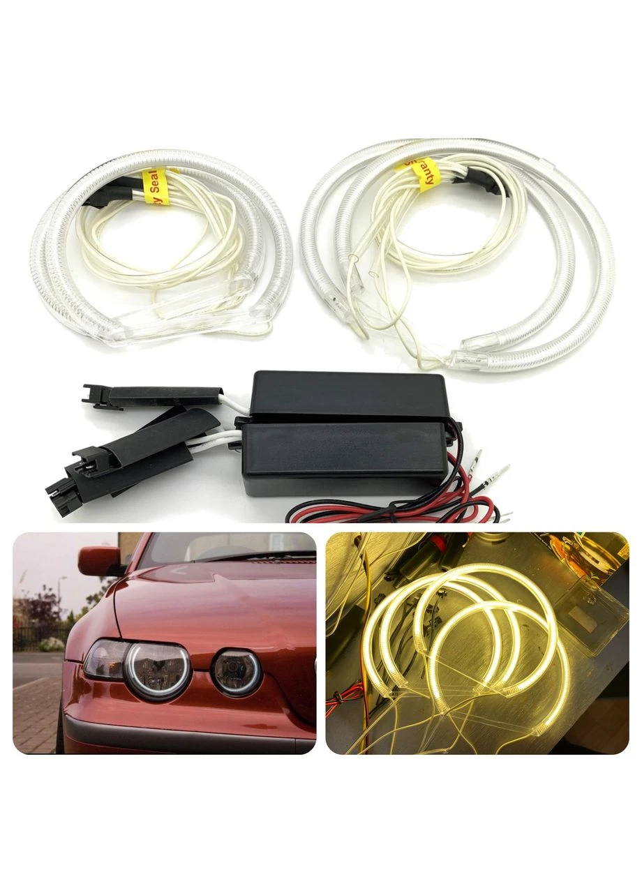 CCFL Ангельские глазки на Е46 COMPACT ЖЕЛТЫЕ BMW (387428570)