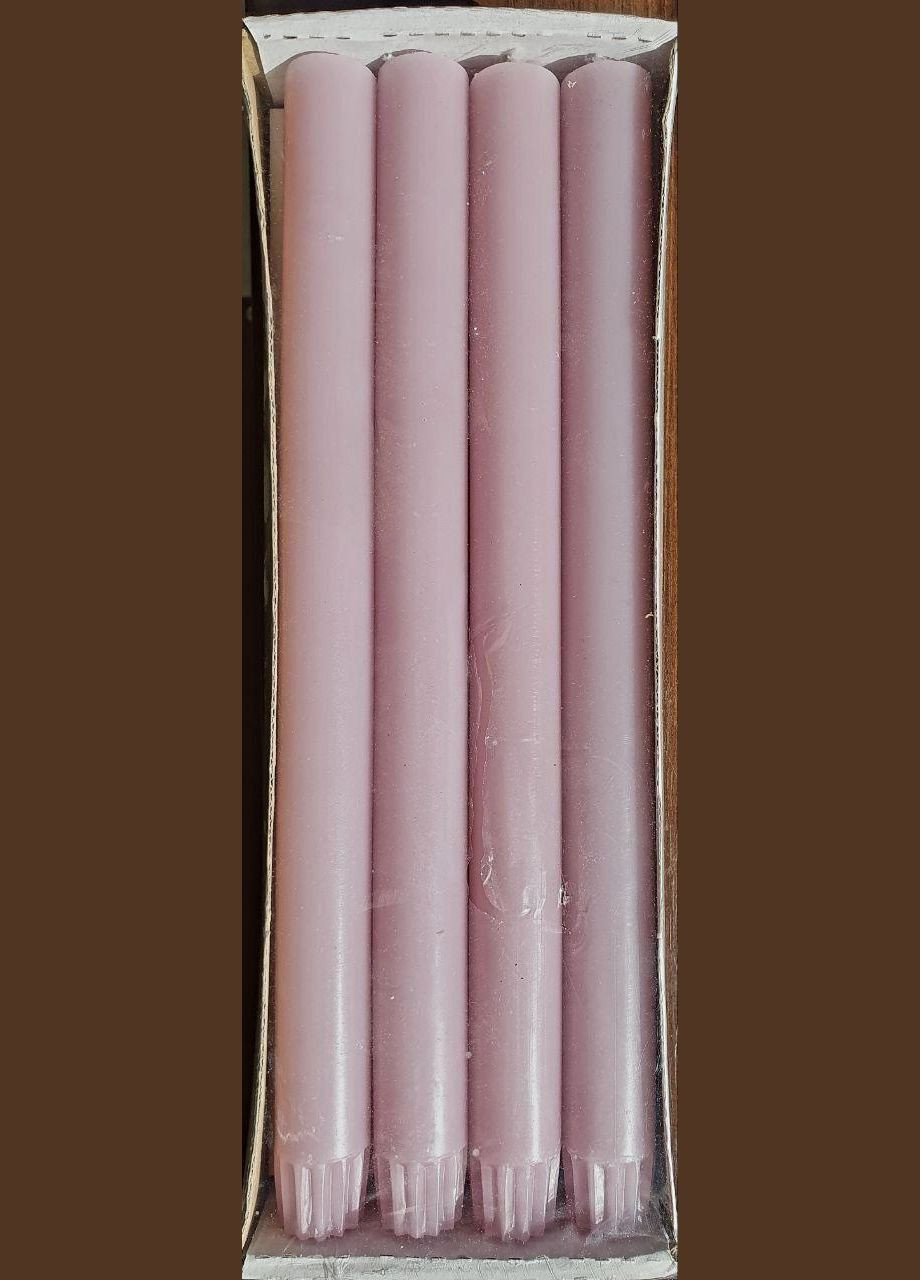 Свічка фіолетова h-30 см (у коробці 8 шт.) Adpal (315725078)