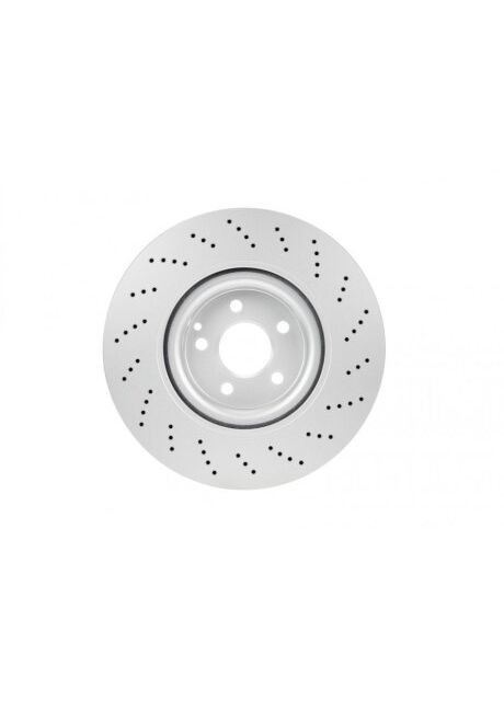 Диск тормозной ВЕНТИЛ ПЕРФОР ПЕРЕДНЕЙ ПЕРФОРИРОВАНЫЙ MB E-KL COUPE 09- 0 986 479 764 Bosch (366182478)