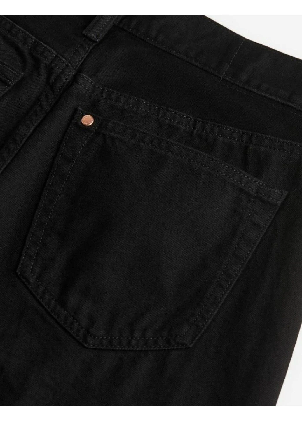 Чоловічі джинси Straight Relaxed Fit Н&М (57987) W30 L32 Чорні H&M (314896887)