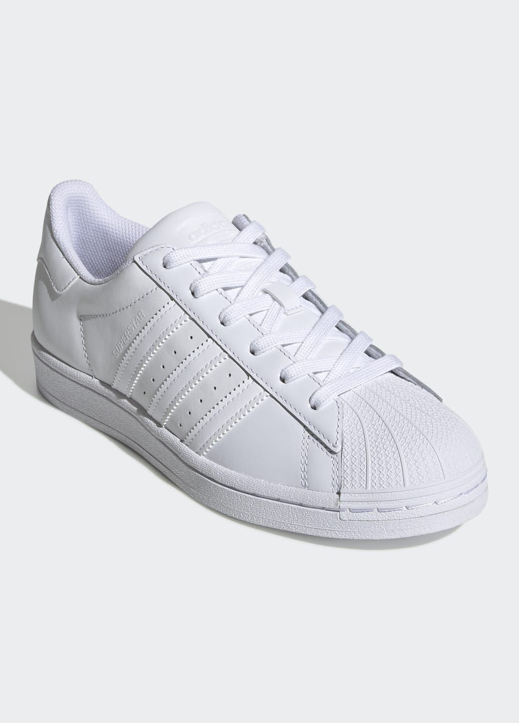 Білі всесезонні кросівки superstar adidas